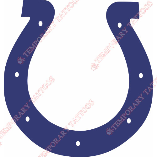 Indianapolis Colts Customize Temporary Tattoos Stickers NO.542